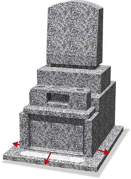 0.8m² 三方ゆとりタイプ